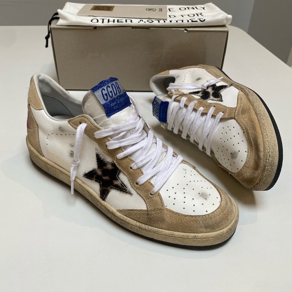 Golden Goose Ball Star Sneaker Cappuccino/White/Brown size 41 NIB - Picture 11 of 13